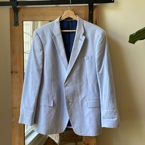 Tommy Hilfiger Blue Pinstripe Blazer Size L